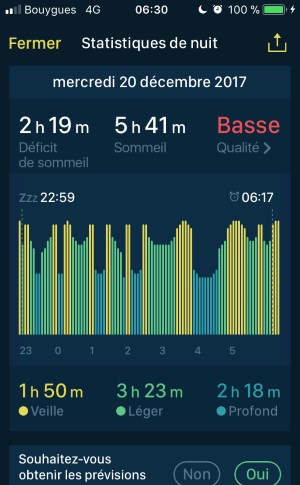capture appli réveil-matin bonjour